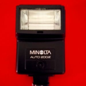 Vintage Minolta Auto 200x Flash